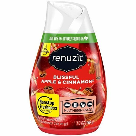 RENUZIT Blissful Apple Cinnamon Scent Air Freshener 7 oz Gel 43122